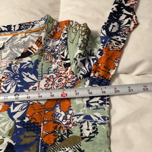 White Stuff Nelly 3/4 Sleeve Multicolor Patterned Women's Top - NWT - Size 6 - Picture 11 of 12